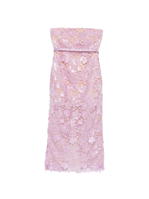 Retrofete Rowena lace midi dress