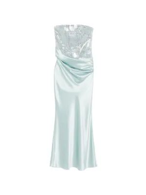 polka dot midi dress halter Polka Dot Halter Midi Dress main image 0