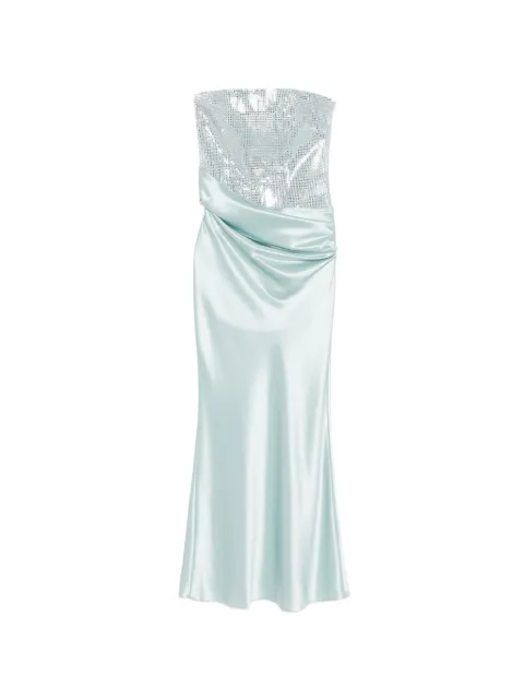 Retrofete Alexandra draped maxi dress