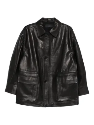 Salvatore Santoro Leather Jacket | Black | FARFETCH KW
