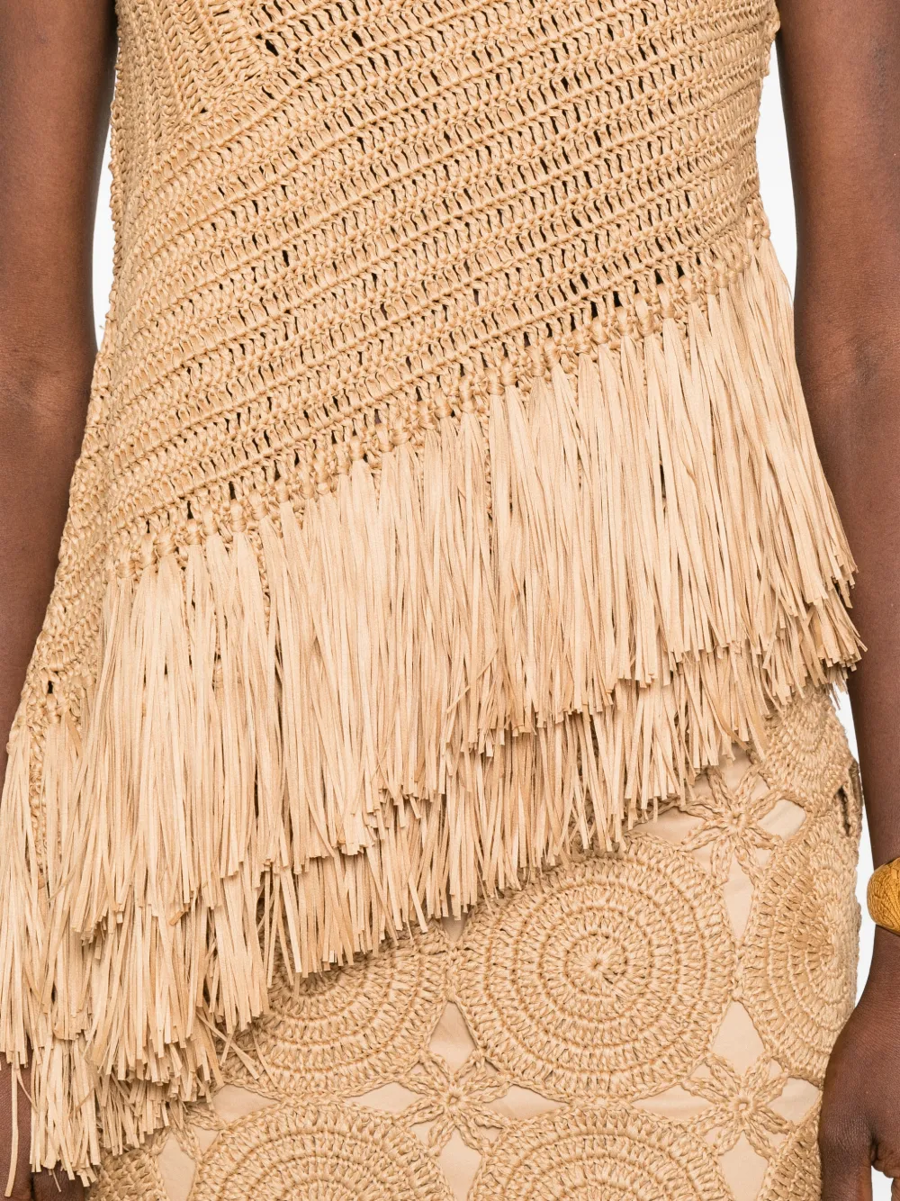 Simon Miller Beja gehaakte mouwloze top Beige