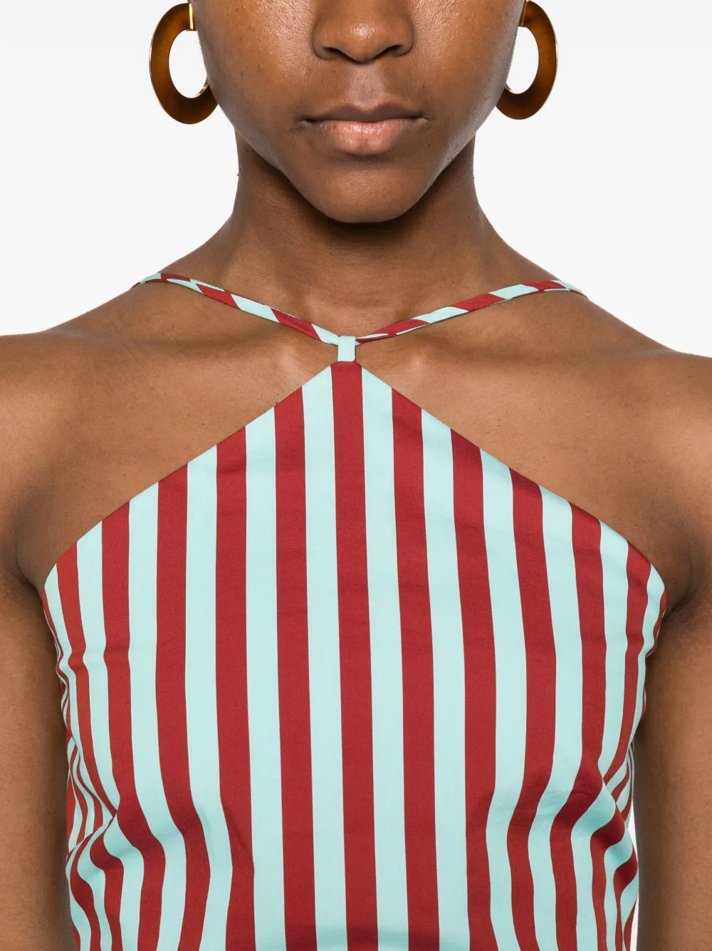 Simon Miller Tie-detail Top In Red