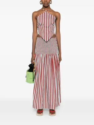 Asymmetric Striped Shirt