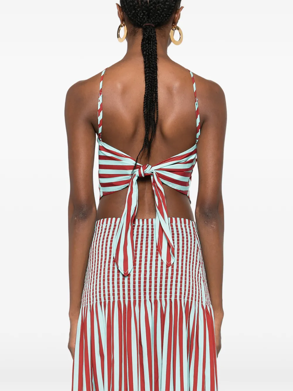 Simon Miller Tie-detail Top In Red