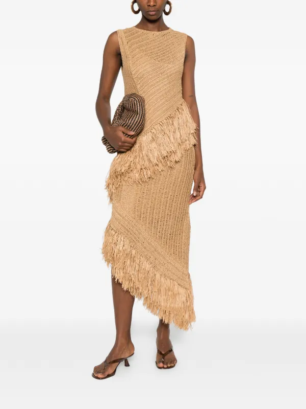 Simon Miller Beja Midi Dress | Neutrals | FARFETCH