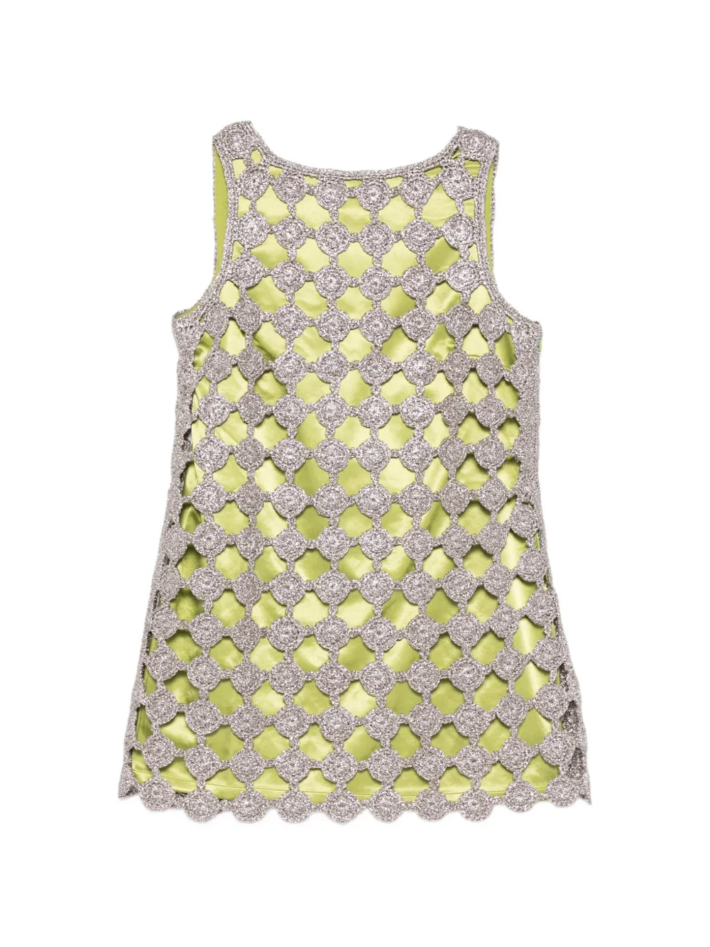 Simon Miller Sina crochet mini dress - Verde