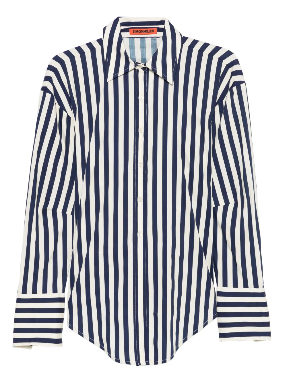 Simon Miller Loch Button-up Shirt In Blue