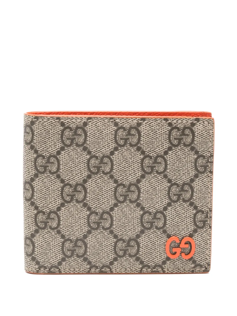 Gucci Gg Supreme Bi-fold Wallet In Neutral