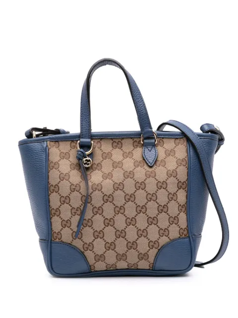 Gucci Pre-Owned 2016-2025 Small GG Canvas Bree satchel