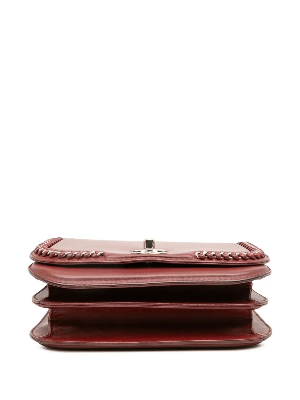 CHANEL 2016-2017 SMALL CALFSKIN BRAIDED CHIC FLAP SHOULDER BAG