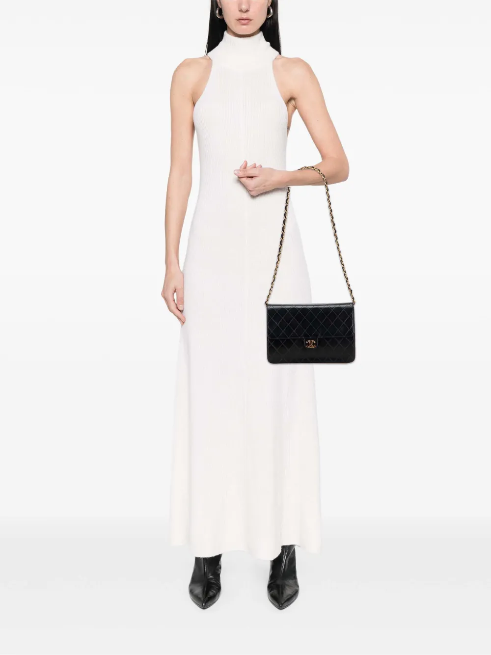 CHANEL Pre-Owned 1997-1999 Medium CC Quilted Lambskin Single Flap shoulder bag | Pre-Owned | Image 2