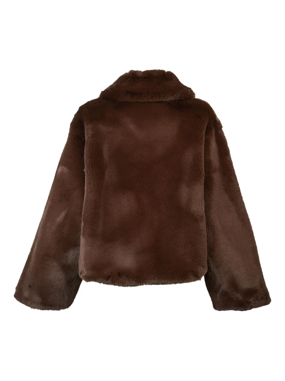 DANCASSAB abrigo texturizado con cierre | Abrigos de pelo artificial | Image 2