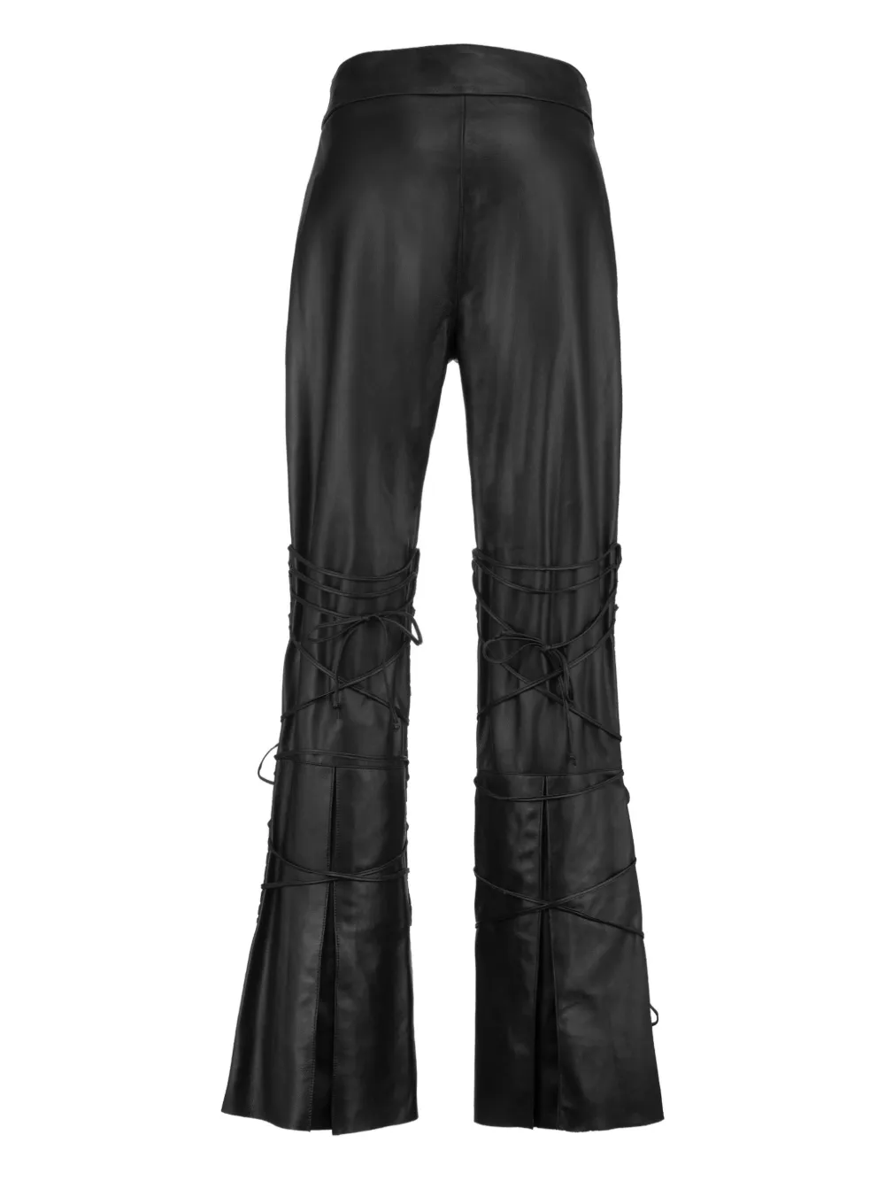 DANCASSAB Melania leren broek Zwart