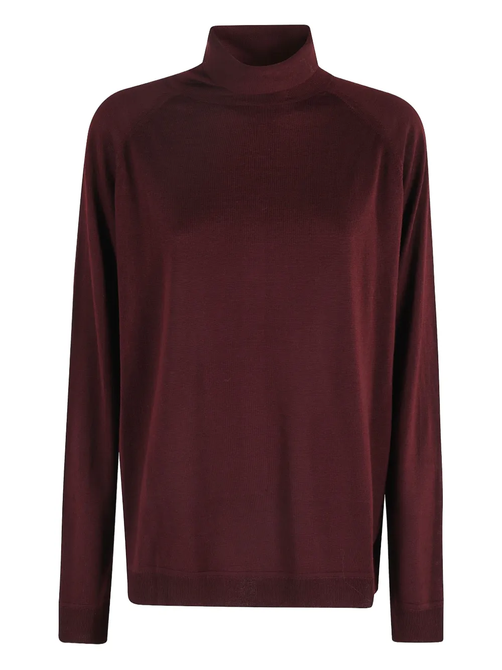 Department 5 Yugo roll-neck button-detail blouse | Red | Image 1