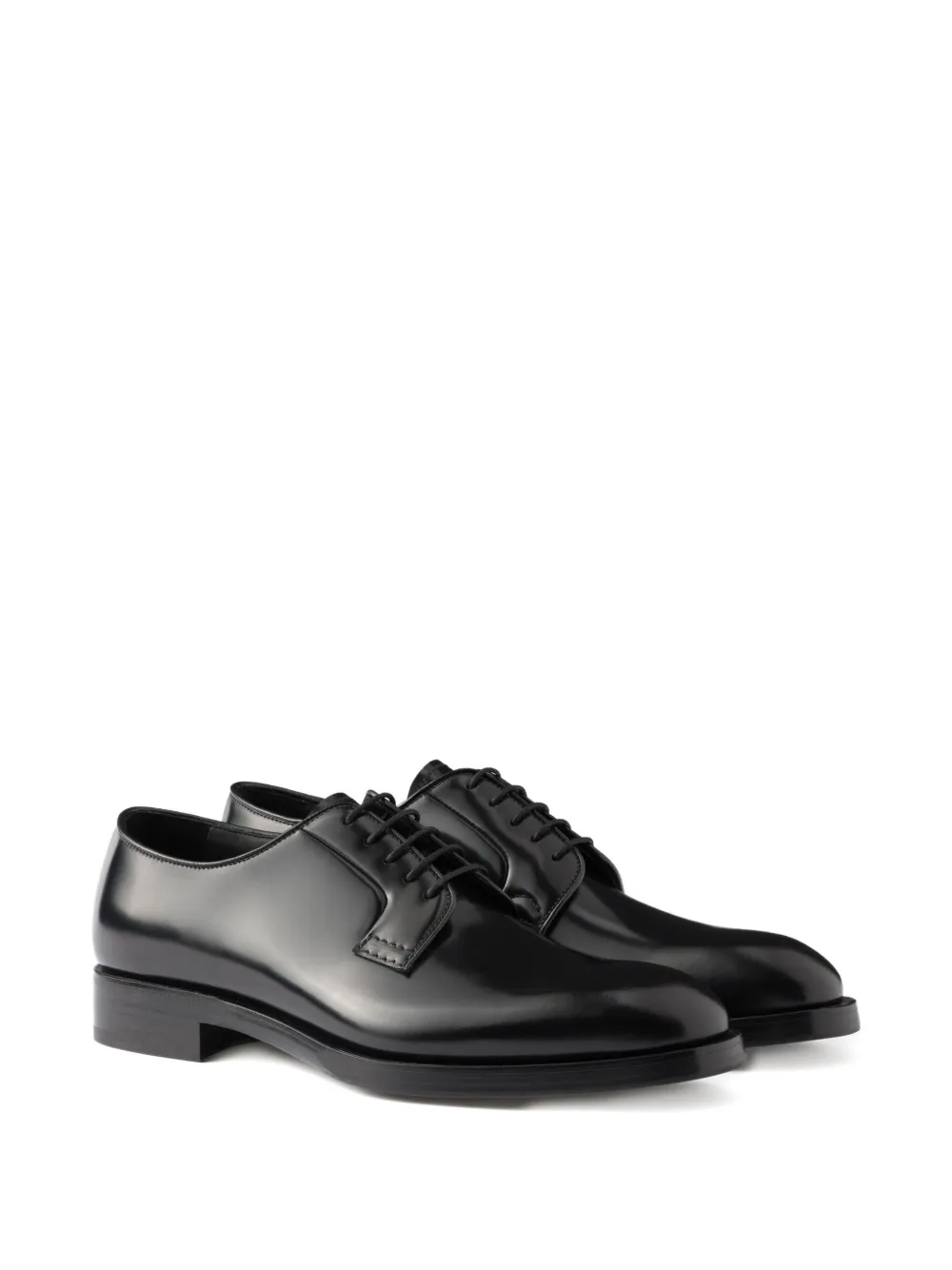 Prada Brushed leather lace-up shoes | Derby Shoes | Image 2