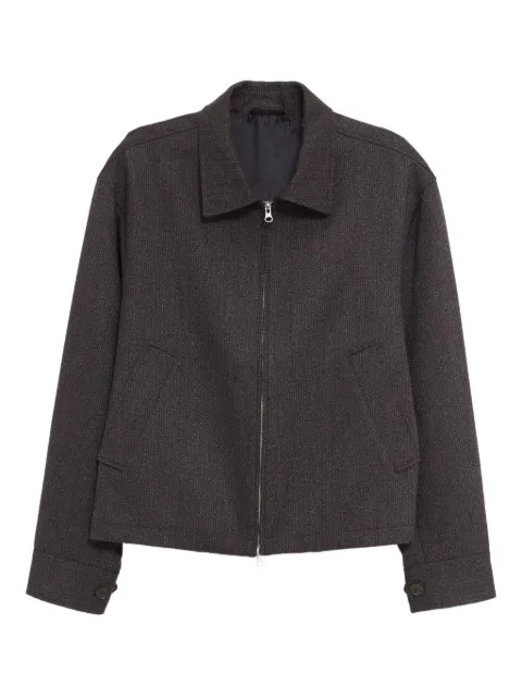 mfpen Mail stripe zip jacket