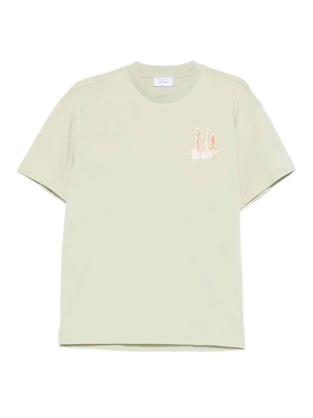 Off-White プリント Tシャツ - グリーン Off-White プリント Tシャツ - グリーン