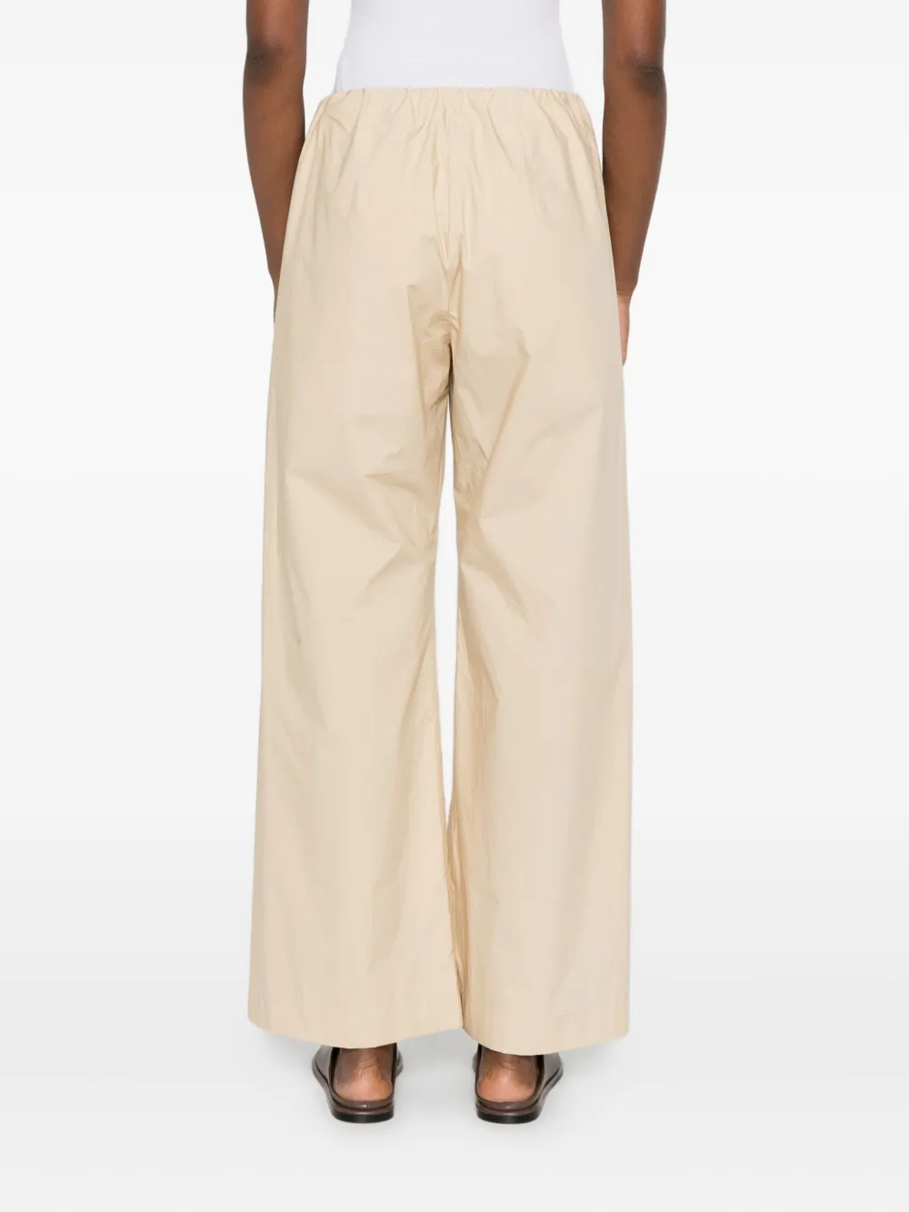 Nanushka Katoenen broek Beige