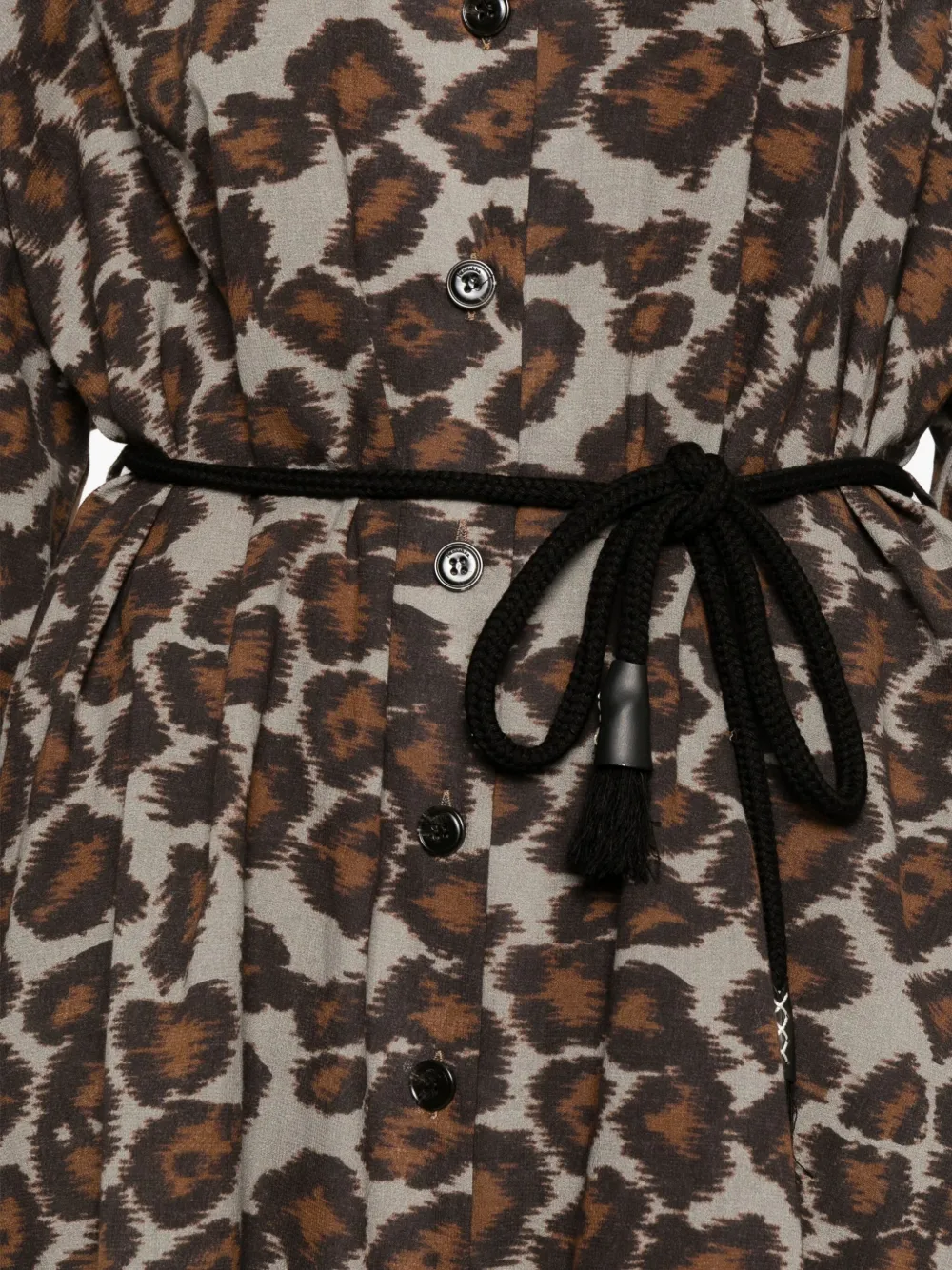Nanushka Blouse met dierenprint Grijs