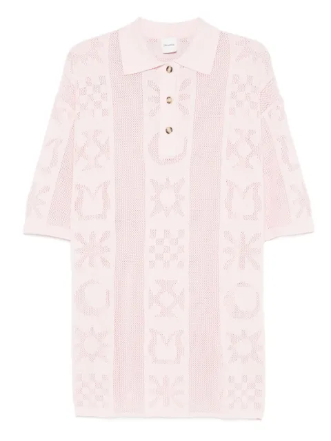 Nanushka vestido camisero con cuello de playera tipo polo