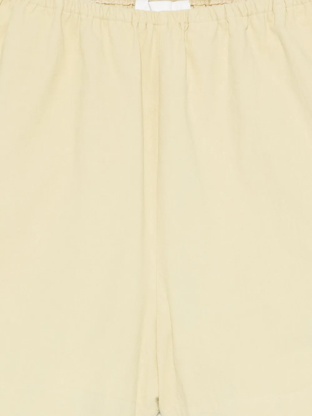 Nanushka Cotton Shorts In Yellow