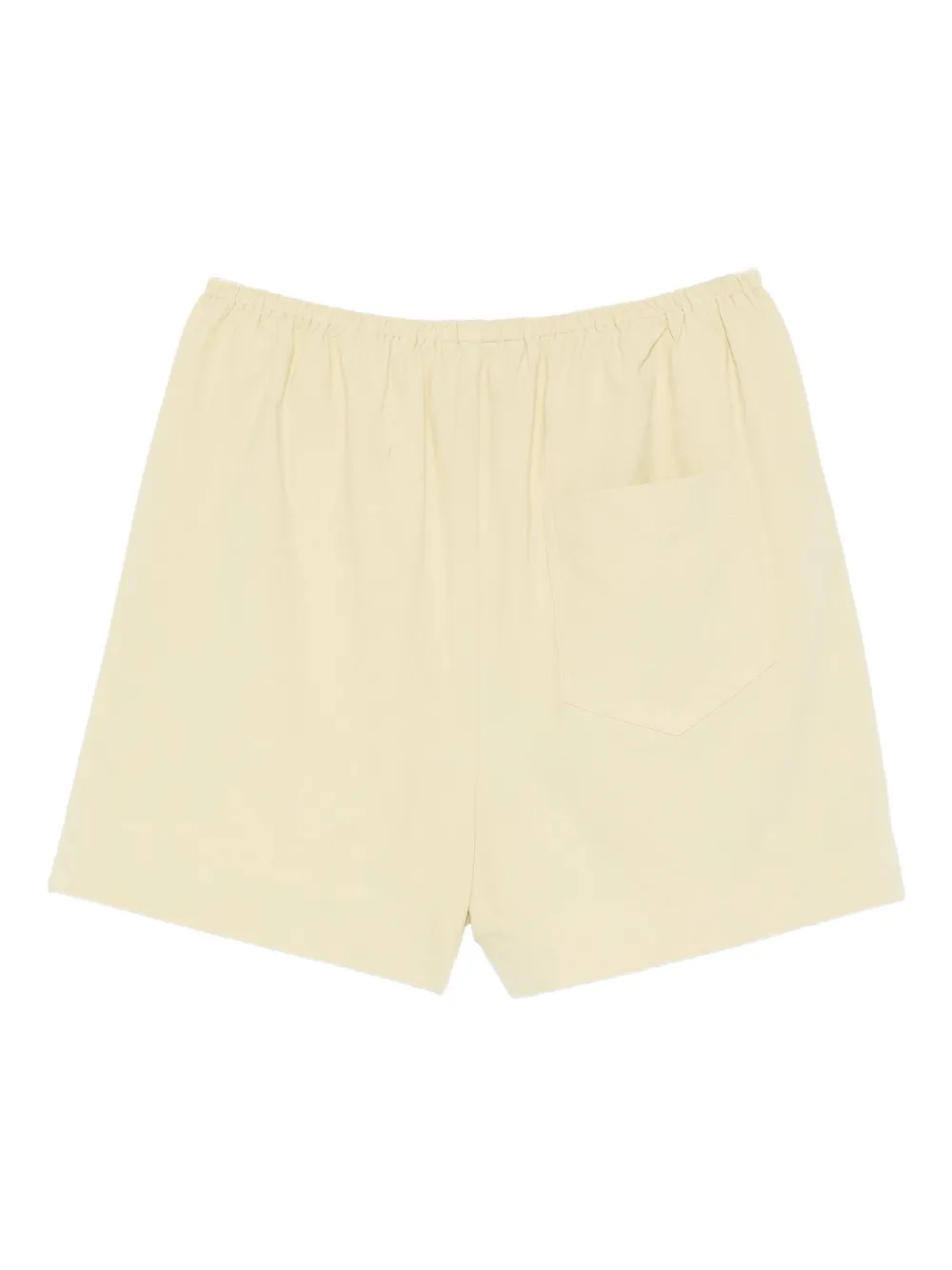 Nanushka Cotton Shorts In Yellow