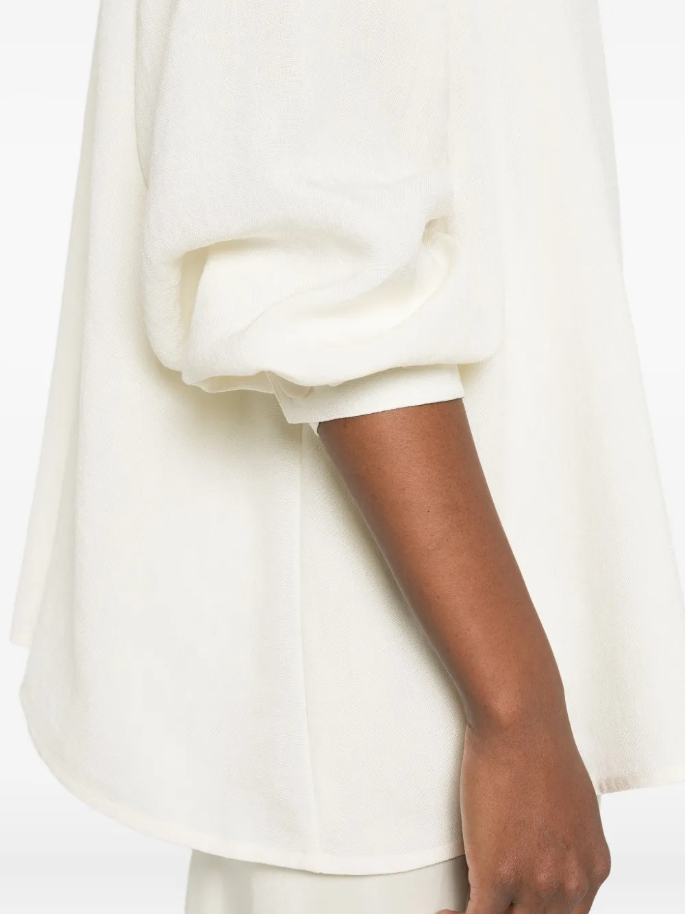 Nanushka blouse met lange mouwen Beige