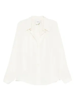 新品タグ付き liten Tie Sleeve Blouse ホワイト Alice + Olivia Thayer Tie long-sleeve Blouse | White | FARFETCH
