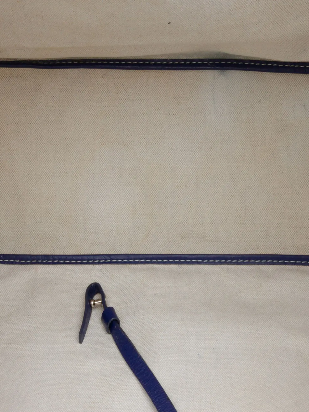 Pre-owned Goyard 2014 Ine Saint Louis Pm Tote Bag In Blue