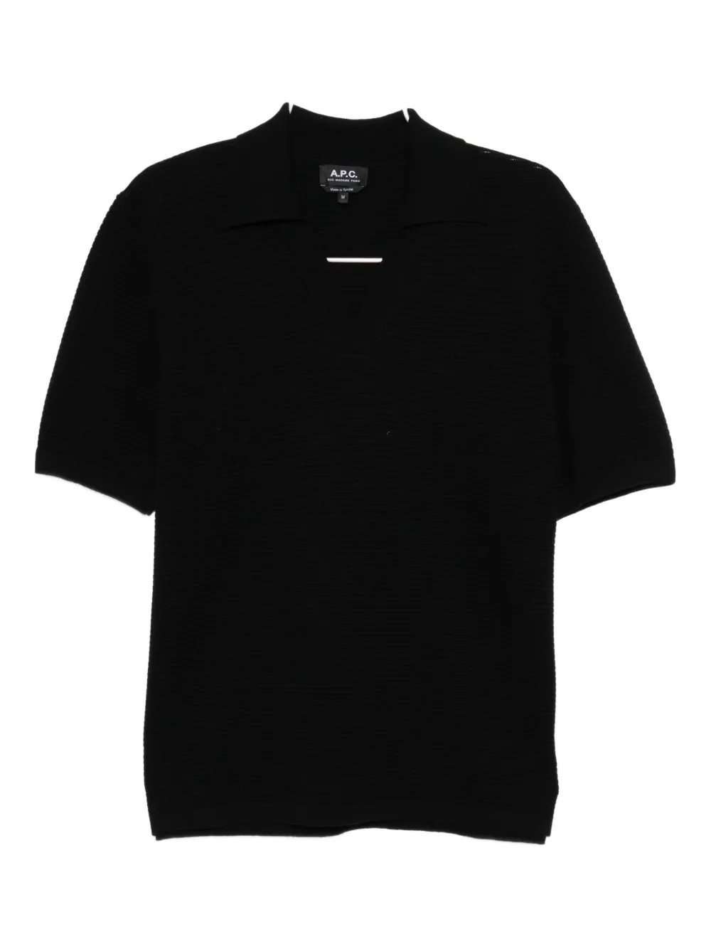 Apc Livio Polo Shirt In Black