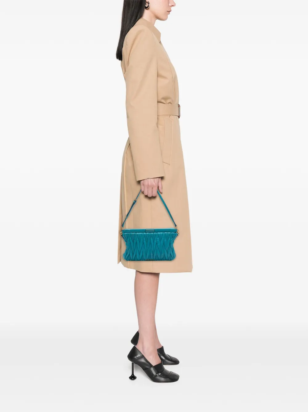 Miu Miu Pre-Owned 2021-2025 Matelasse Lambskin shoulder bag | Pre-Owned | Image 2