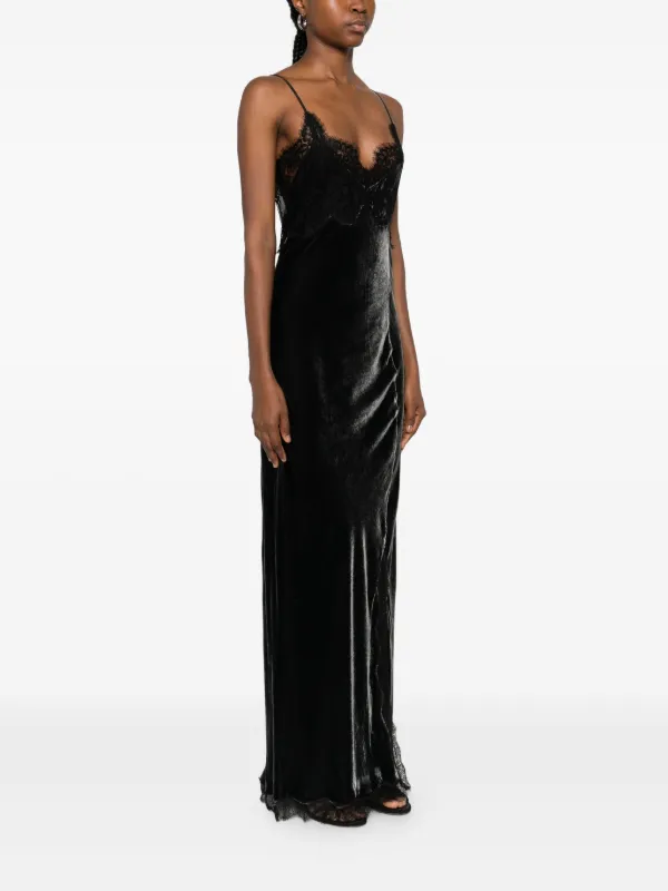 HERSKIND Micke lace-trim Slip Dress | Black | FARFETCH HERSKIND Micke lace-trim Slip Dress | Black | FARFETCH