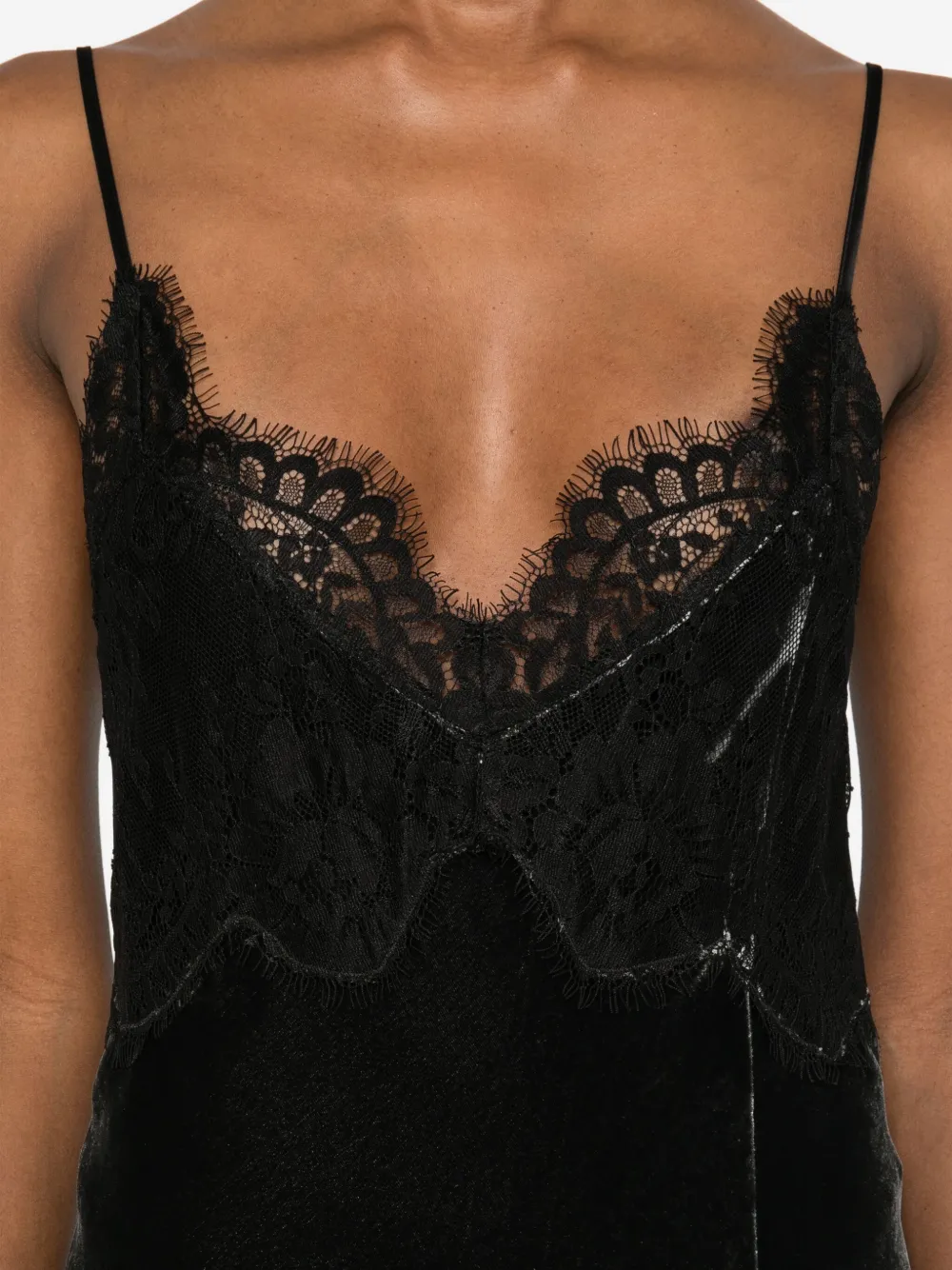Micke Lace-Trim Slip Dress
