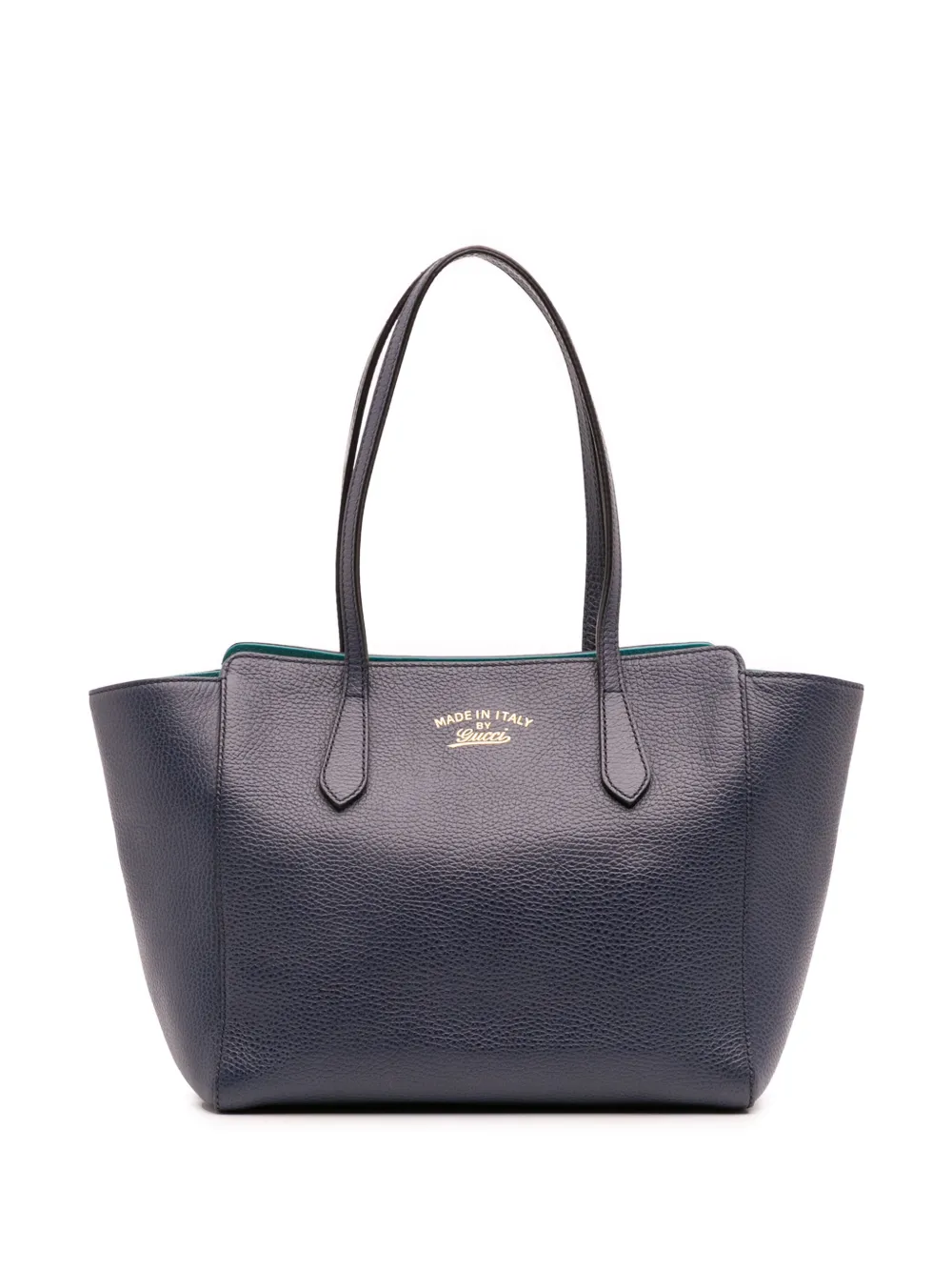 Gucci Pre-Owned 2000-2015 ミディアム レザー スウィング トートバッグ - ブルー Gucci Pre-Owned 2000-2015 ミディアム レザー スウィング トートバッグ - ブルー