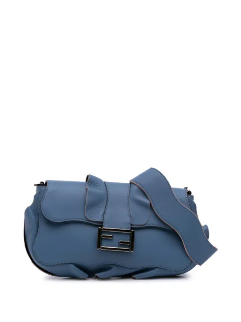 Fendi Pre-Owned 2000-2010 Medium Calfskin Waves Baguette crossbody bag