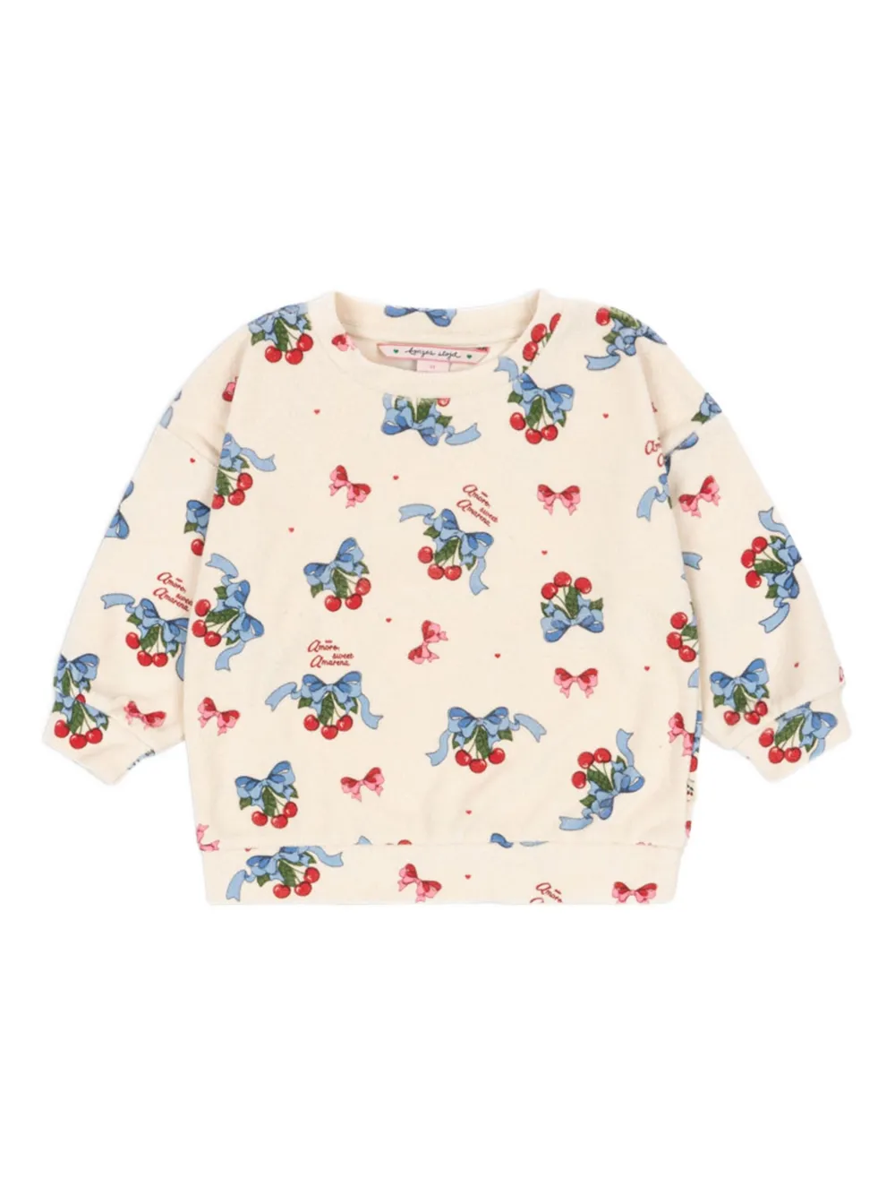 Konges Sløjd sudadera con cerezas estampadas | neutro | Image 1