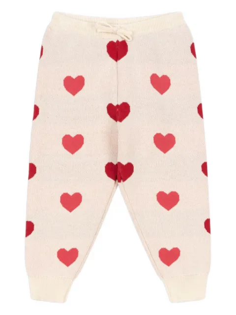 Konges Sløjd pantalones con motivo de corazones