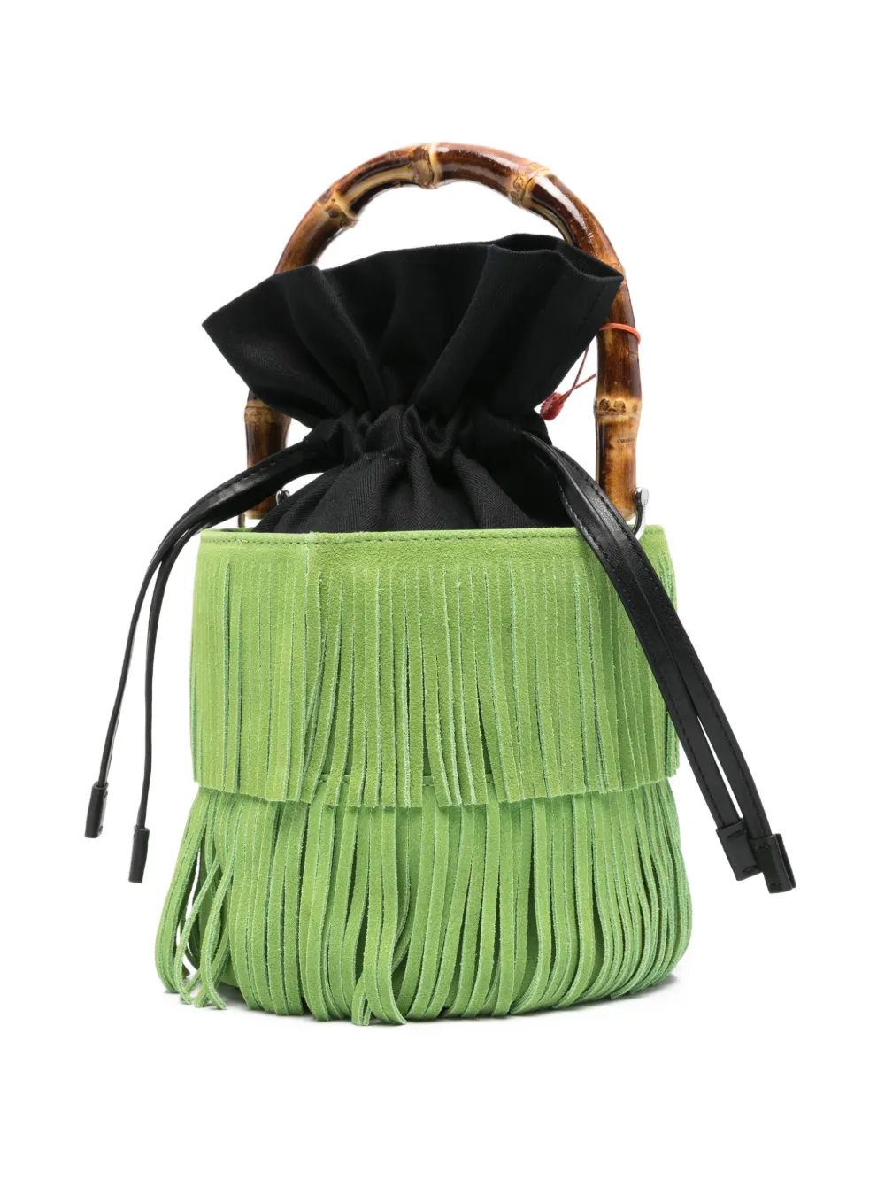  Simon Miller Tiki Fringe Top-handle Tote Bag - Green 