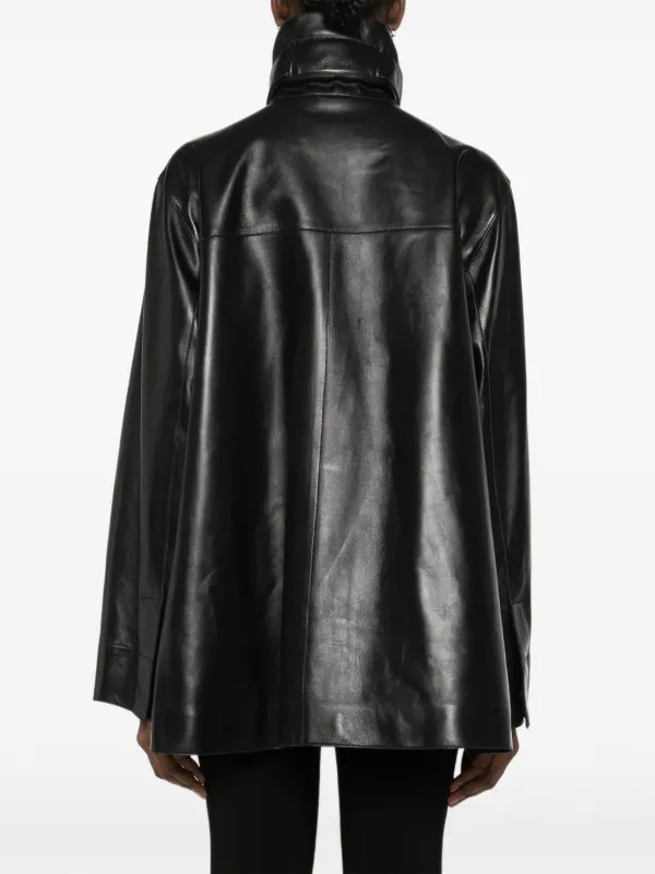 Arma Ashley Leather Jacket | Black | FARFETCH
