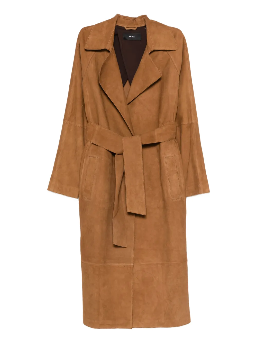 Arma Yava coat - Marrone