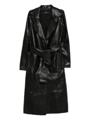 Courrèges Trench Coat Heritage De Vinil | Preto | FARFETCH BR