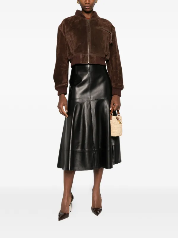 Arma Elettra Zipped Pocket Jacket | Brown | FARFETCH JO