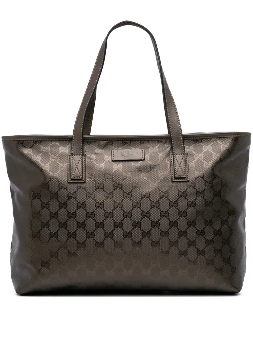 Gucci Pre-Owned 2016-2025 ミディアム GGインプリメ ハンドバッグ - ゴールドトーン Gucci Pre-Owned 2016-2025 ミディアム GGインプリメ ハンドバッグ - ゴールドトーン