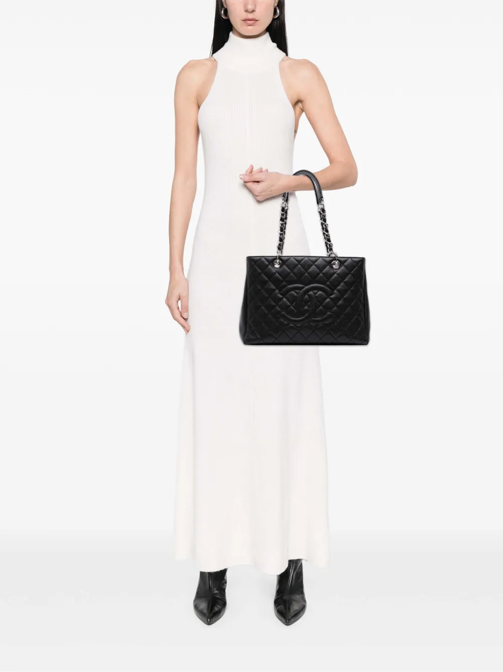 CHANEL Pre-Owned 2014 Caviar Grand Shopping tote bag | Pre-Owned | Image 2
