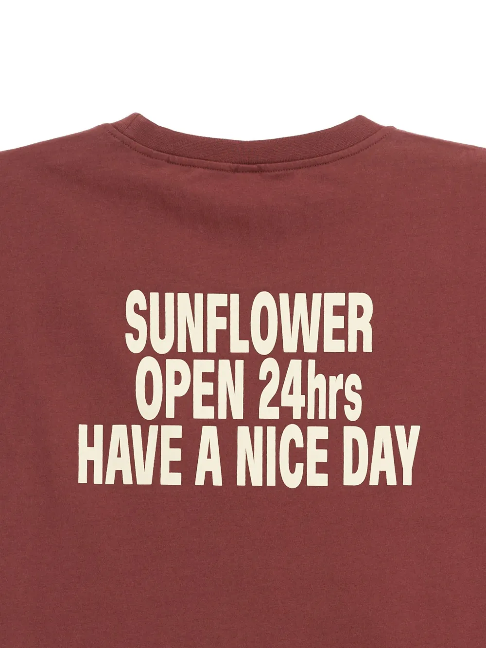 Sunflower Easy Hours T-shirt Rood
