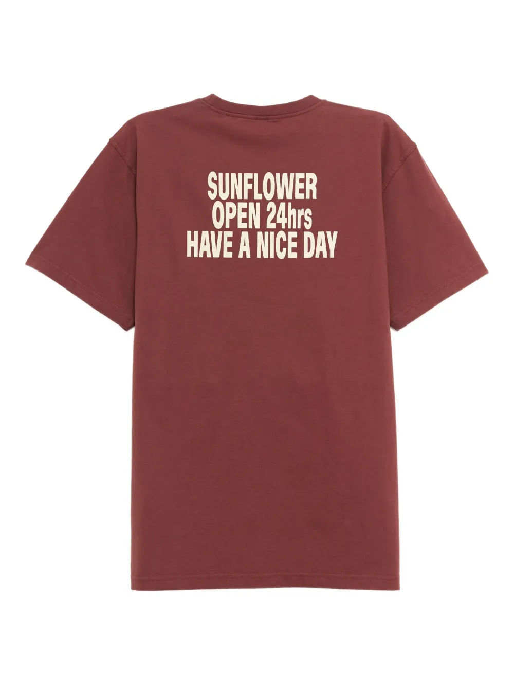 Sunflower Easy Hours T-shirt - Rood