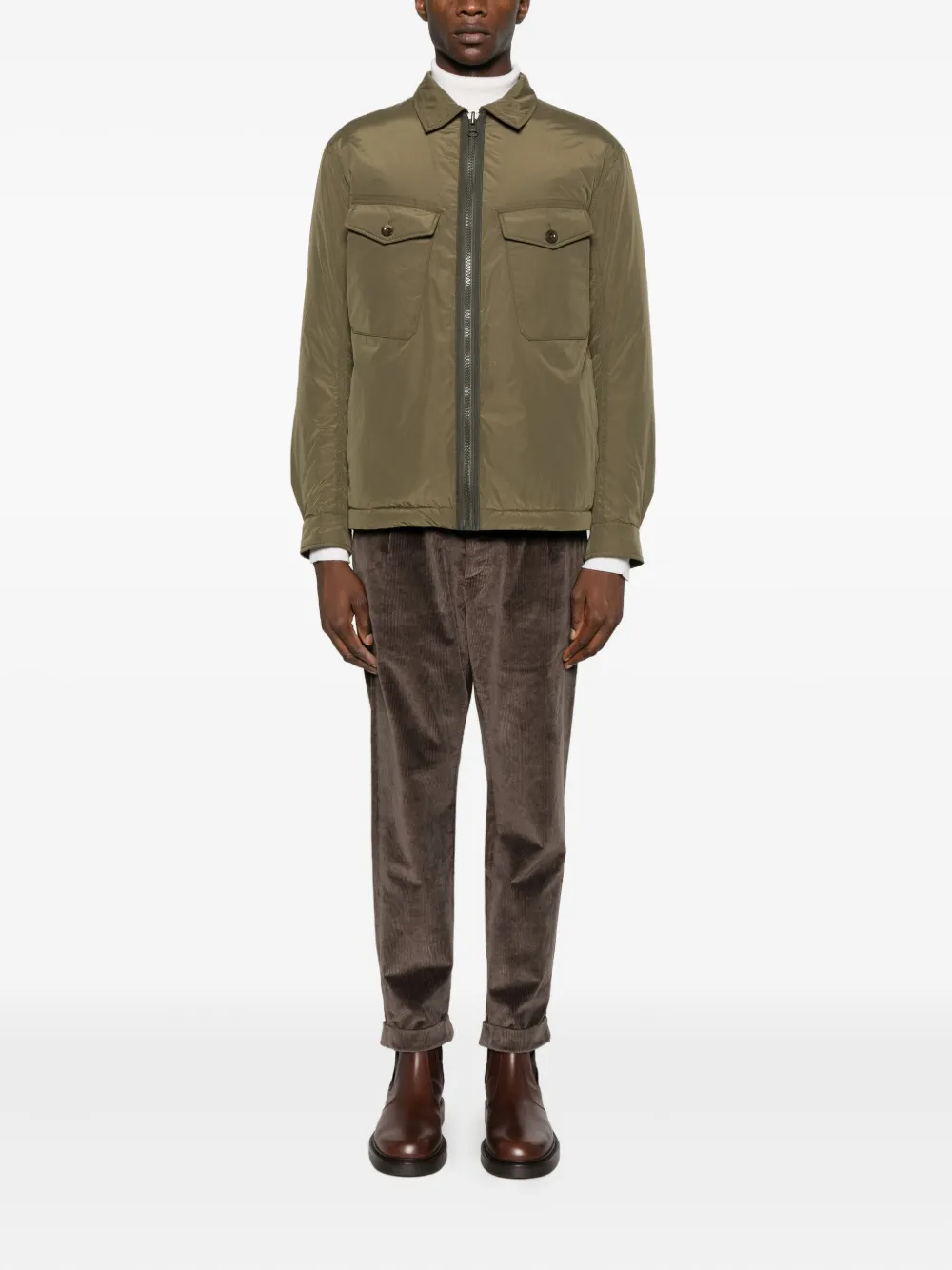 Jacob Cohën corduroy tapered trousers - Bruin
