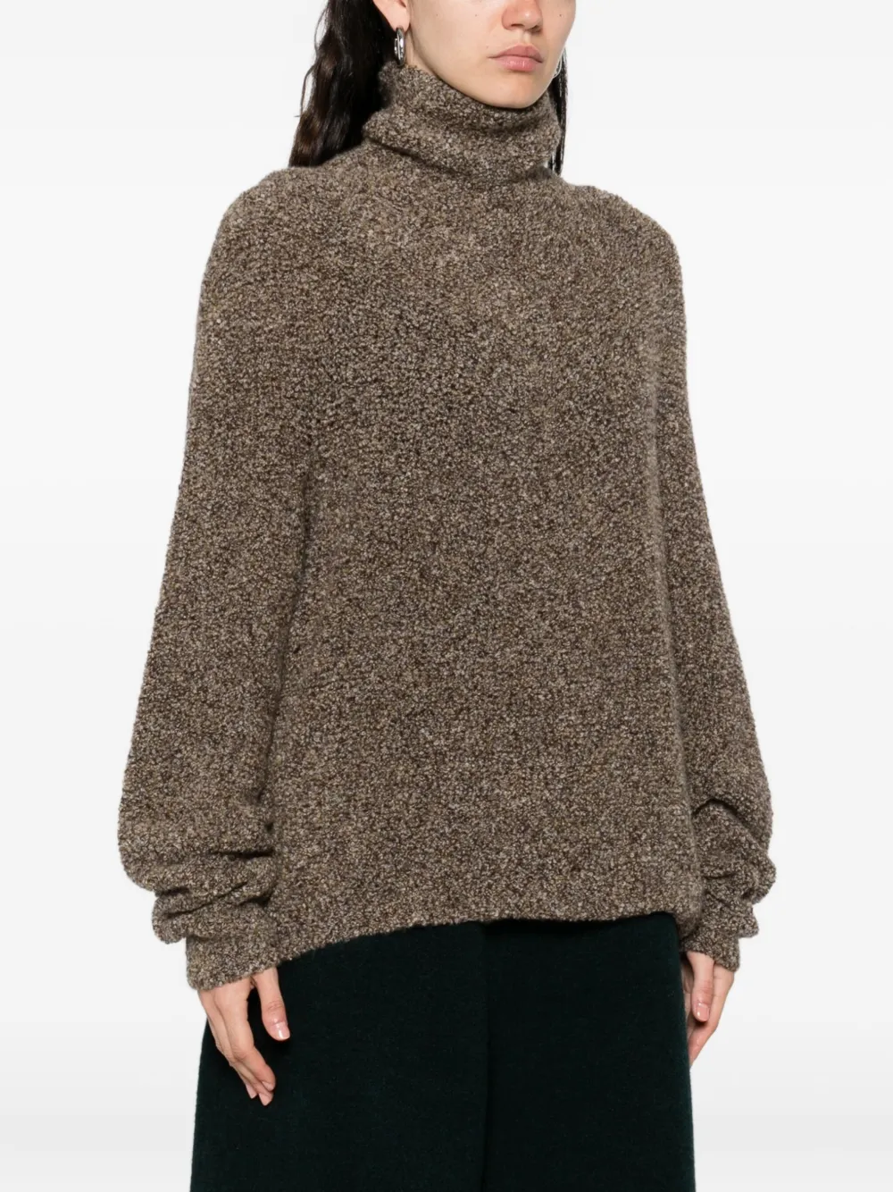 Boboutic Roll-neck Sweater In Green