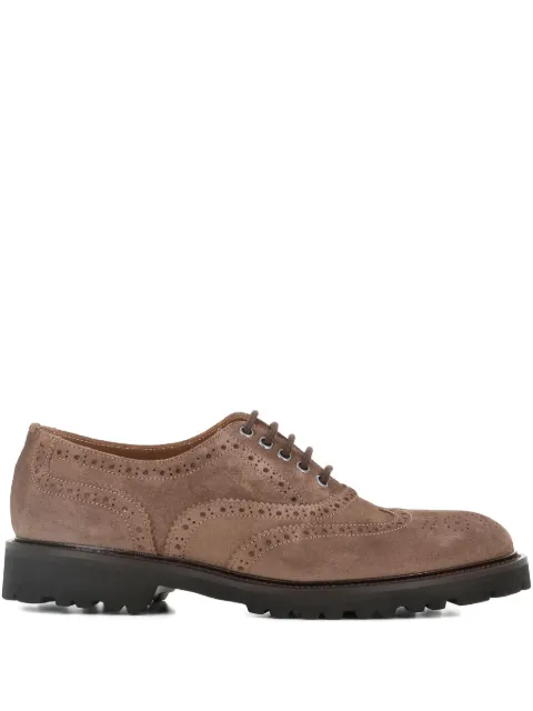 Tassinari zapatos oxford de gamuza