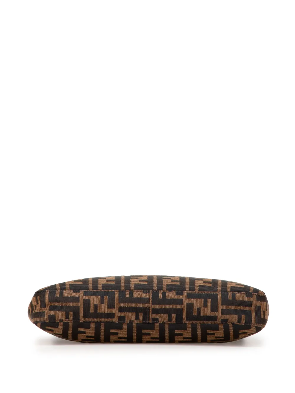 Pre-owned Fendi 20th Century Zucca Canvas Shoulder Bag In Brown